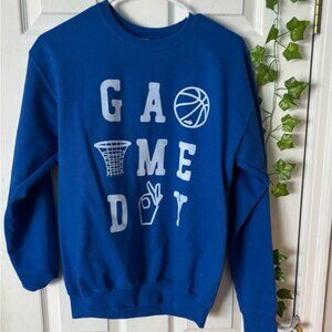Gildan Royal Blue Game Day Sweatshirt -  Originally retailed at 40.00